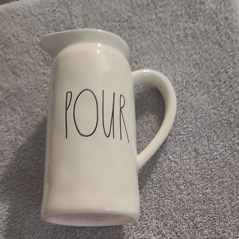 Rae Dunn White Pour Pitcher